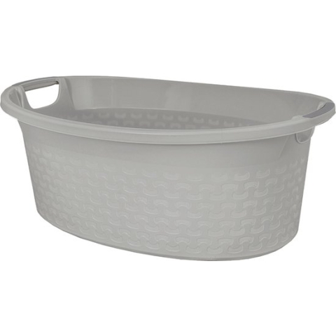 BranQ Cotton - Wasmand 60L - grijs