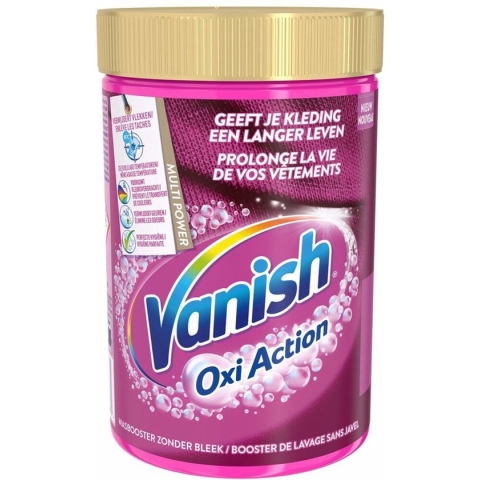 Vanish Oxi Action Wasbooster Poeder - gekleurde en witte was - 710g