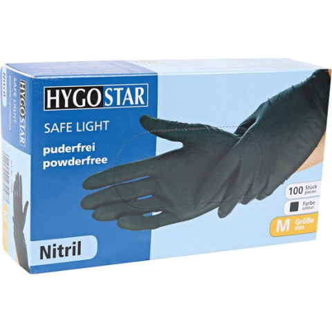 Handschoenen wegwerp Nitril Zwart - Small 100 Stuks
