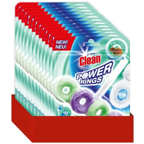12x At Home Toiletblok Power Rings Pine 40 gr