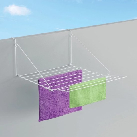 Metaltex Breda Hangdroogrek - 7m Drooglengte - Ophangbaar - Wit