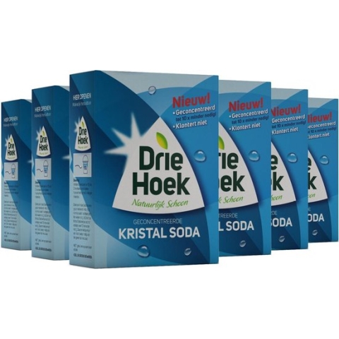 Driehoek Kristal Soda - 6 x 600 gram – voordeelverpakking