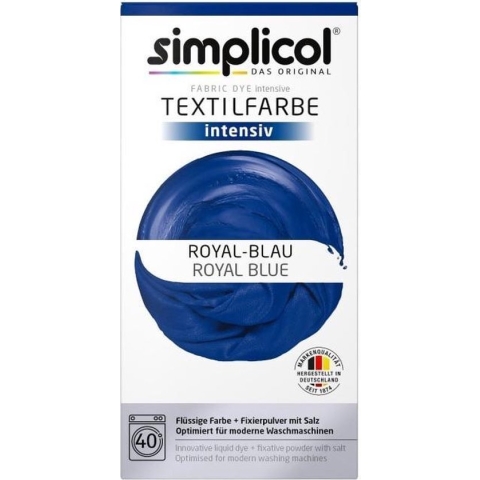Simplicol Textielverf Intens - Wasmachine Textielverf - Nassau Blauw - 1 stuk