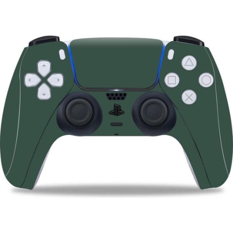 Plain Green - PS5 controller skin - Sticker geschikt voor de PS5