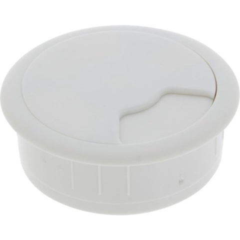 Starx -kabeldoorvoerdop / snoerdoorlater - 60 mm -4 standen - Creme wit