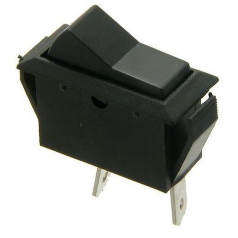 SCHAKELAAR - ‘ON/OFF' - 12V 20A - ZWART - 2 polig AWS09
