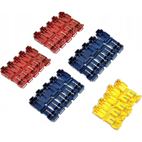 Set met aftakklemmen - 12 / 24V - 30 stuks