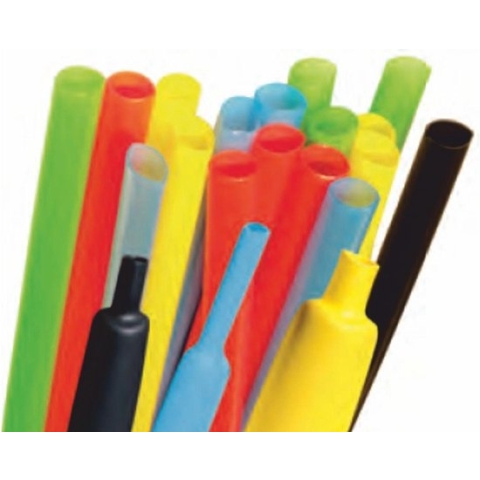 10x Krimpkous met lijm - 1 meter - gekleurd - 4mm naar 1mm