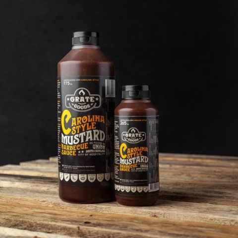 Grate Goods Carolina Mustard Barbecue Sauce Knijpfles 265ml