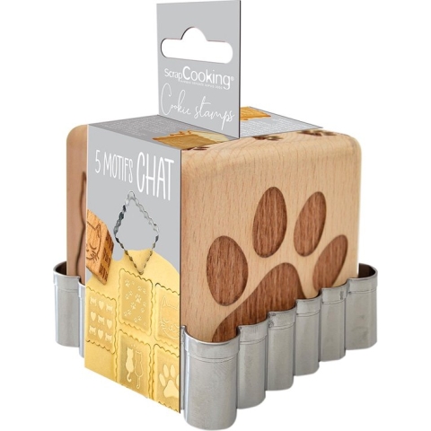 Scrapcooking - Kattenstempel en Koekjesuitsteker - Set/2