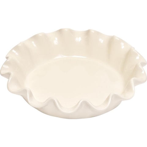 Emile Henry Taartvorm gegolfd - �5mm - Argile