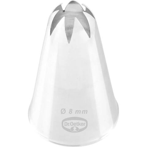 Dr. Oetker - Spuitmondje - Star Closed - 8 mm