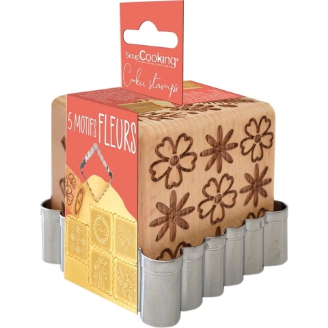 Scrapcooking - Bloemstempel en Koekjesuitsteker - Set/2