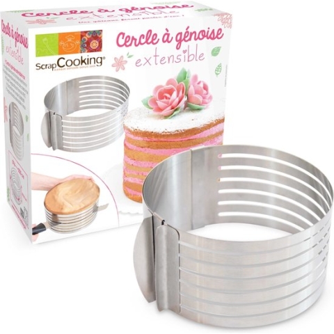 Scrapcooking - Verstelbare Taart Snijder - Ø16-20cm