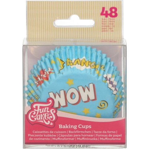FunCakes - Cupcakesvormpjes - Superhelden - pk/48