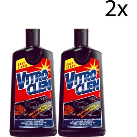 Vitroclen Kookplaatreiniger Keramisch & Inductie - 500 ml x2