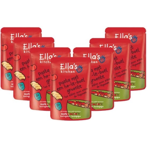 7x Ella's kitchen Pasta met een heleboel groente 8+ m 190 gr