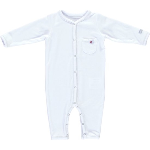 Puckababy baby pyjama Sleepwear - 18-24m - Tencel White