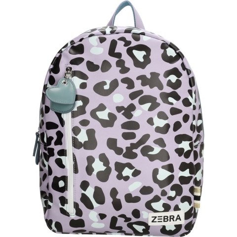 Zebra Girls Rugzak M Lila Panter Print