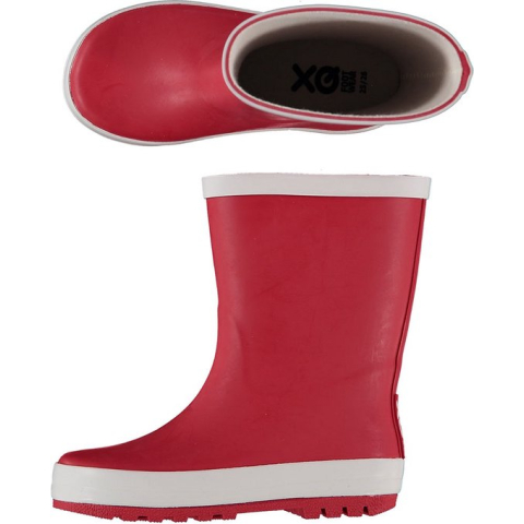 XQ - Regenlaarzen Kinderen - Rubber - Rood - Maat 35/36 - Unisex