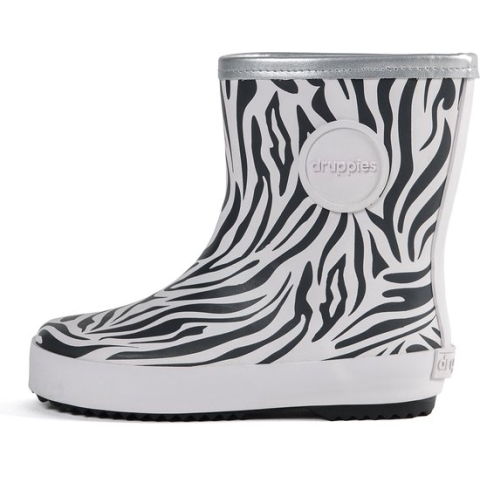 Druppies Regenlaarzen Kinderen - Nature Boot - Zebra - Maat 28