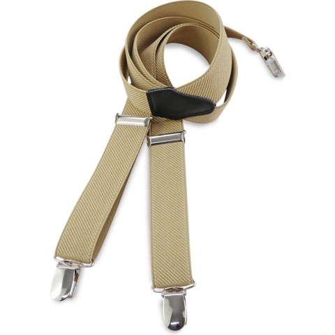 We Love Ties - Kinderbretels - 100% made in NL, uni beige
