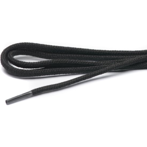 ARIESZZZ Schoenveters - Veters 55 cm - Dun Rond - Zwart - 2-4 gaatjes