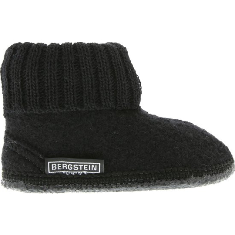 Bergstein Cozy Sloffen Unisex Junior - Black - Maat 38