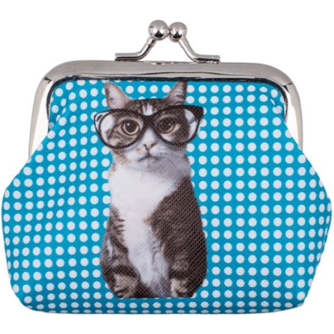 portemonnee Kat Poes Blauw kinderen PVC