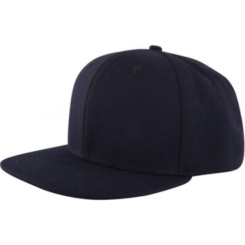 6 panel baseball cap  Zwart