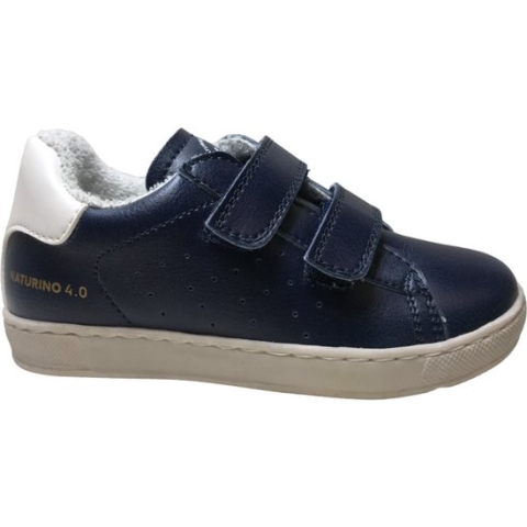 Naturino 4.0 - Hasselt Hybri - Mt 25 - velcro's vegan sneakers - Blauw