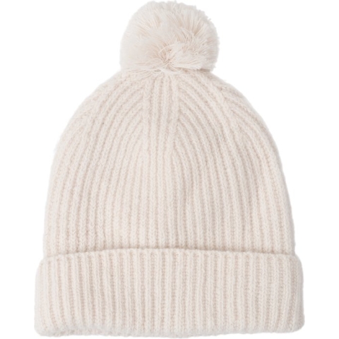 Lodger Baby muts newborn - Merinowol - Kriebelt niet - Zachte kwaliteit - 0-3M - Creme
