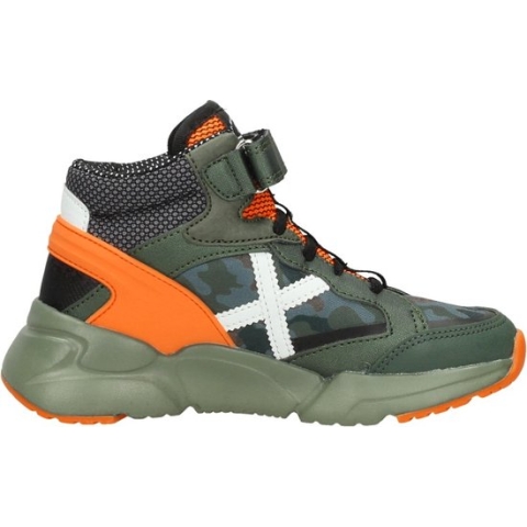 munich Grijze hoge sneaker - Maat 30
