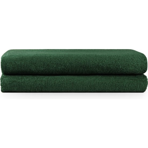 Blumtal Terry Handdoeken Set - 2 x Baddoek - 70 x 140 cm - Donkergroen