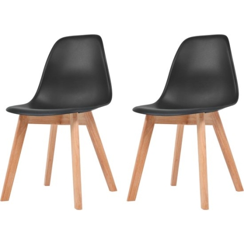 vidaXL-Eetkamerstoelen-2-st-kunststof-zwart