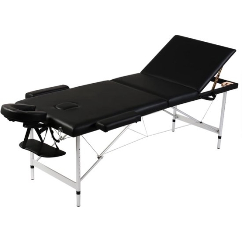vidaXL-Inklapbare-massagetafel-3-zones-met-aluminium-frame-(zwart)