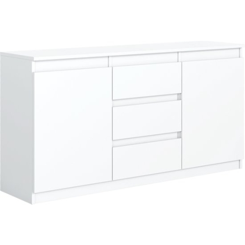 Pro-meubels - Dressoir Detroit - Wit mat - 138cm - Kast
