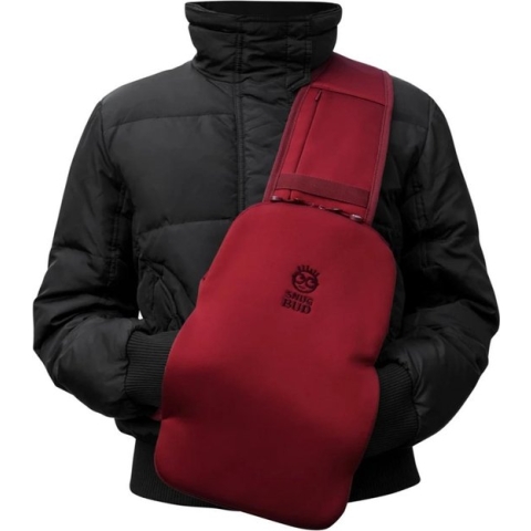 Snugbud Classic – bodywarmer rugzak met warmte kruik – Rood - Roze