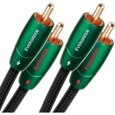Audioquest Evergreen 2x RCA naar 2x RCA Kabel - Audio Kabel - 2m