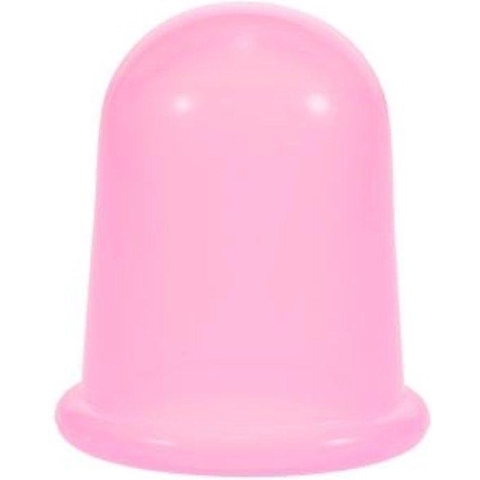 Cellulite 7cm massage cup siliconen groot formaat kleur ROZE