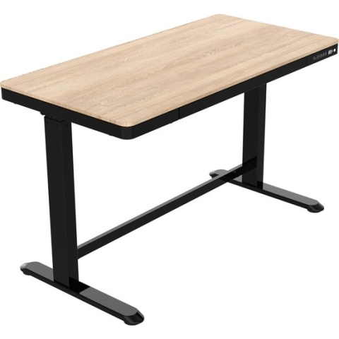 Euroseats Desk  120x60 zwart/eiken. De ideale thuiswerkplek!