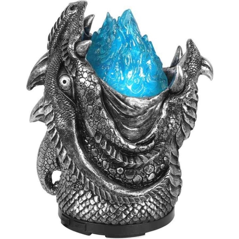 Something Different Olieverspreider / geurverspreider Silver Dragon Mouth Electric Zilverkleurig