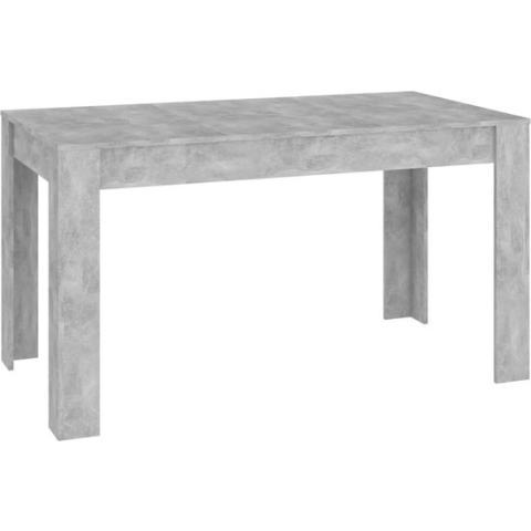 vidaXL-Eettafel-140x74,5x76-cm-spaanplaat-betongrijs