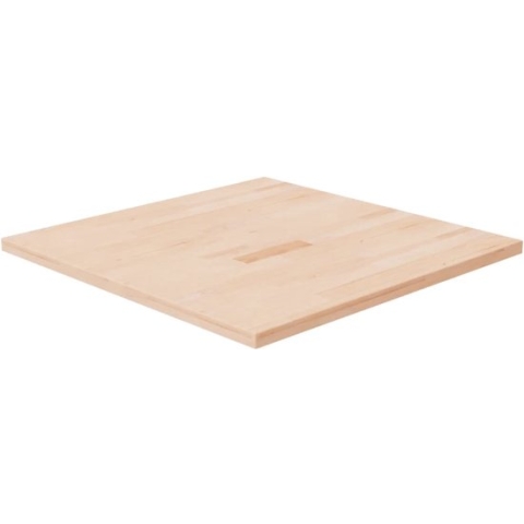 vidaXL-Tafelblad-vierkant-70x70x2,5-cm-onbehandeld-massief-eikenhout