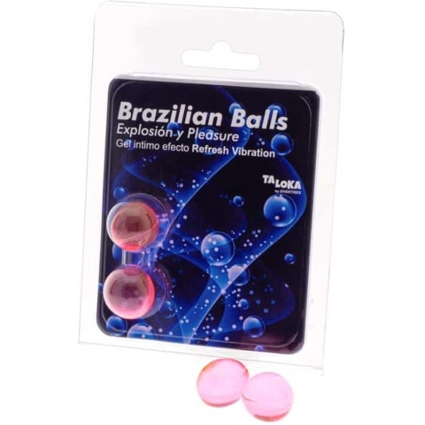 Set 2 Brazilian Balls Refresh Vibration Effect