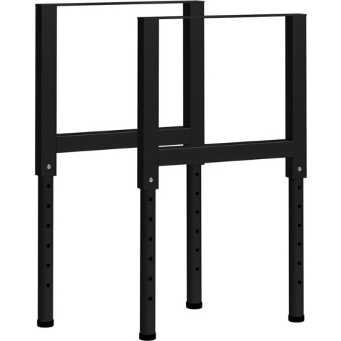 vidaXL-Werkbankframes-verstelbaar-2-st-55x(69-95,5)-cm-metaal-zwart