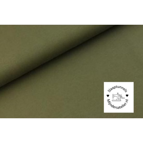 Slaaptunnel-ledikantje- Army Green- matrasmaat 60x120