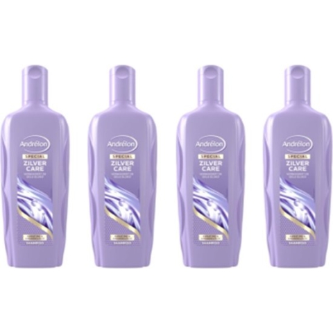 Andrélon Zilver Care Shampoo - 4 x 300 ml