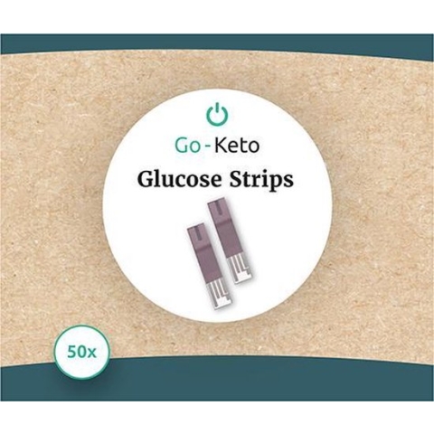 Bloedglucose test strips 50 stuks voor de Go-Keto of GK Dual meter