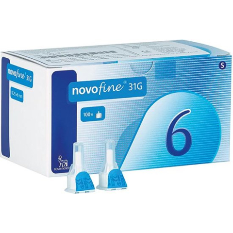 Novofine Naald 0.25 X 6 Mm 31G - 100St